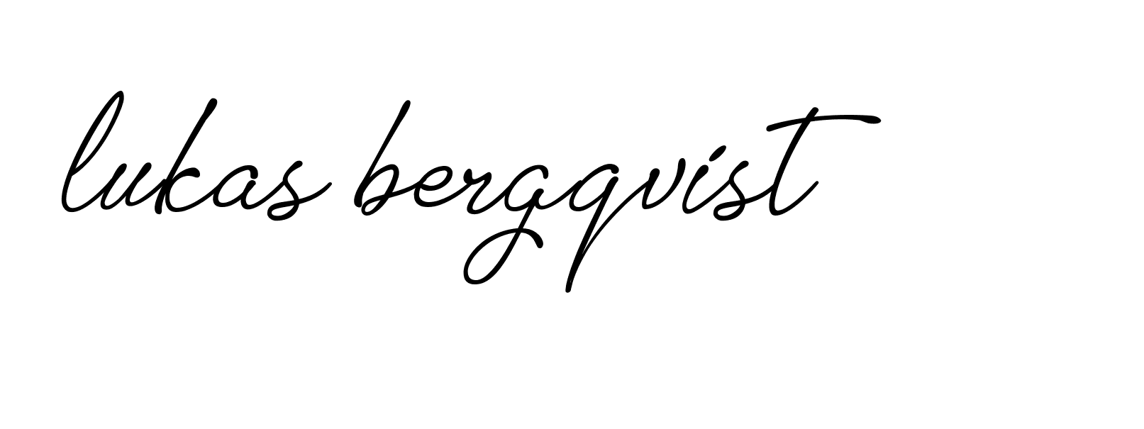 Signature of lukas-bergqvist