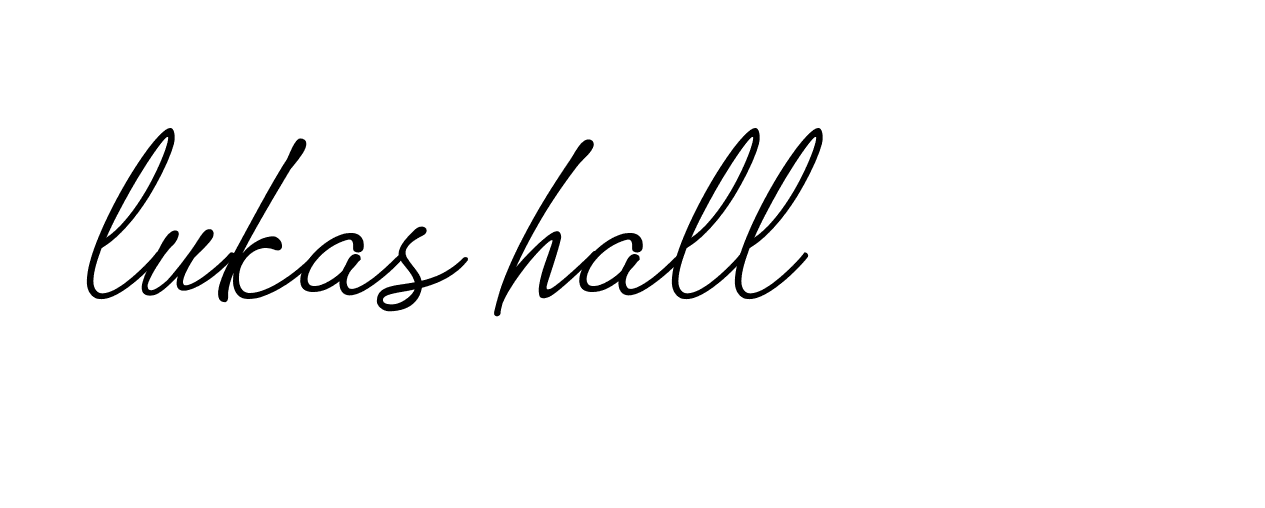 Signature of lukas-hall