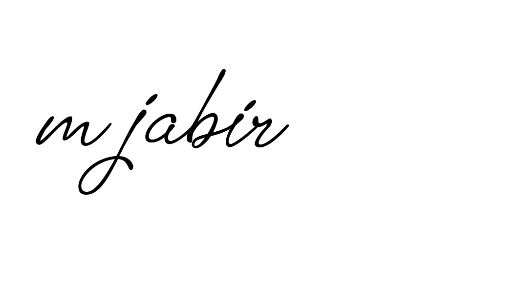 Signature of m-jabir