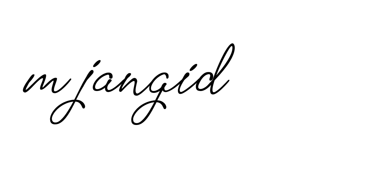 Signature of m-jangid