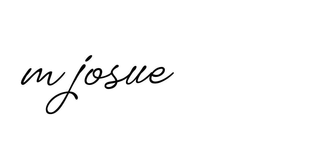 Signature of m-josue-