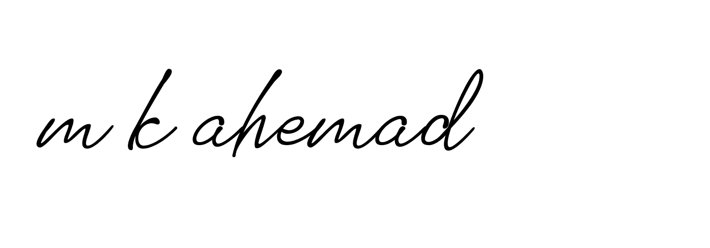 Signature of m-k-ahemad