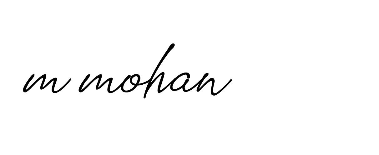 Signature of m-mohan