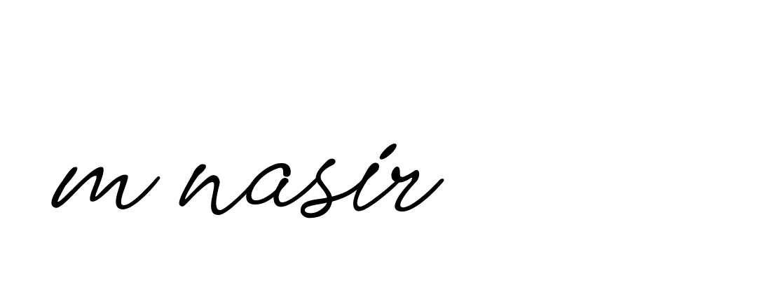 Signature of m-nasir