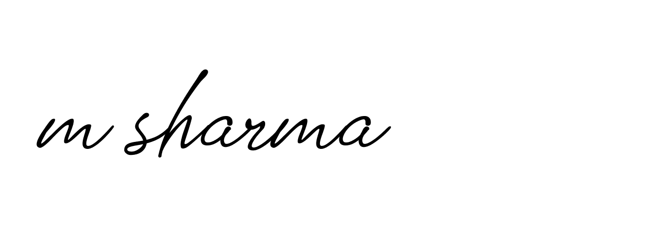 Signature of m-sharma-