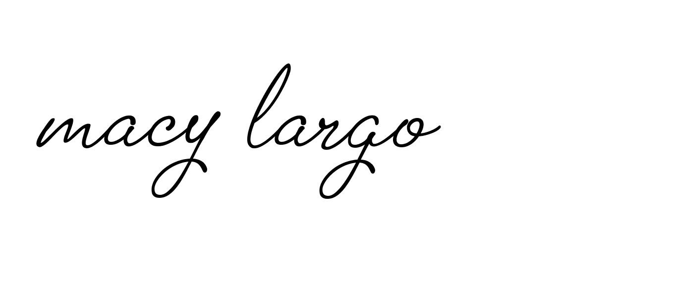 Signature of macy-largo