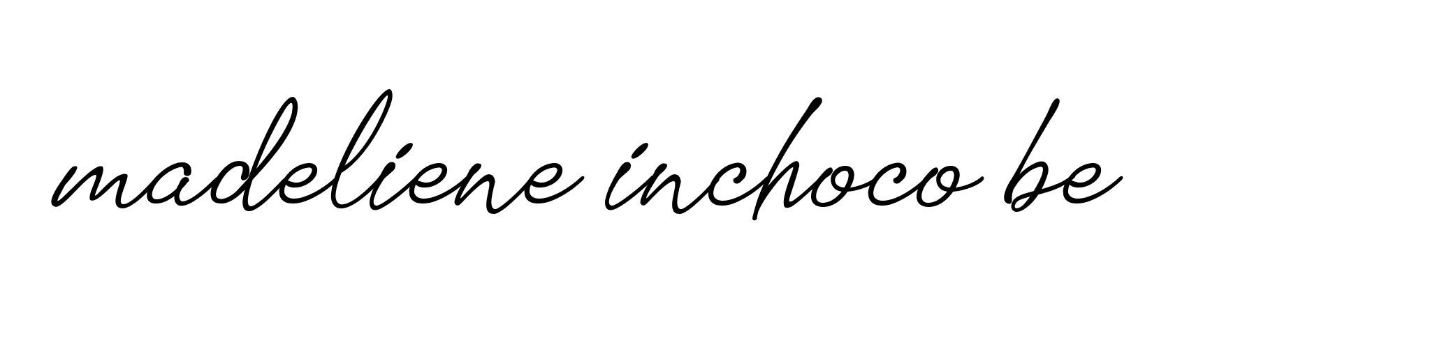 Signature of madeliene-inchoco-be