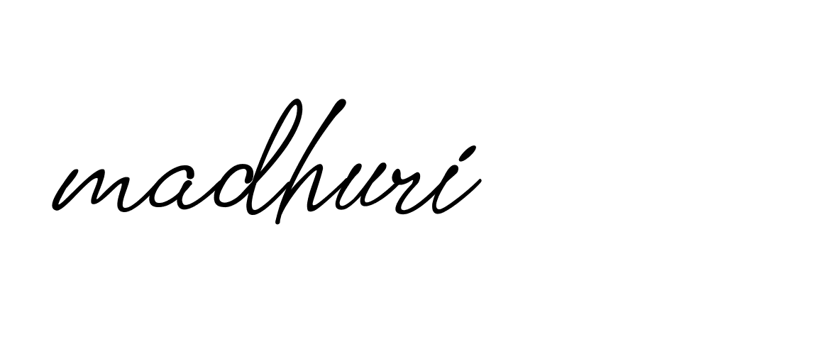 Signature of madhuri