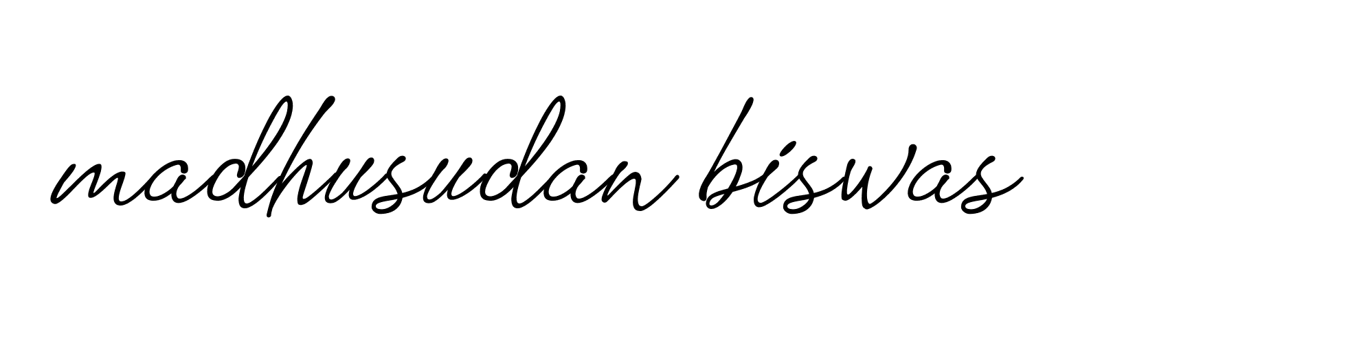 Signature of madhusudan-biswas