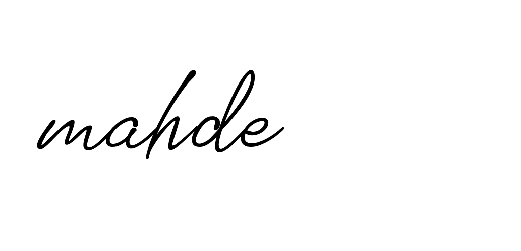 Signature of mahde