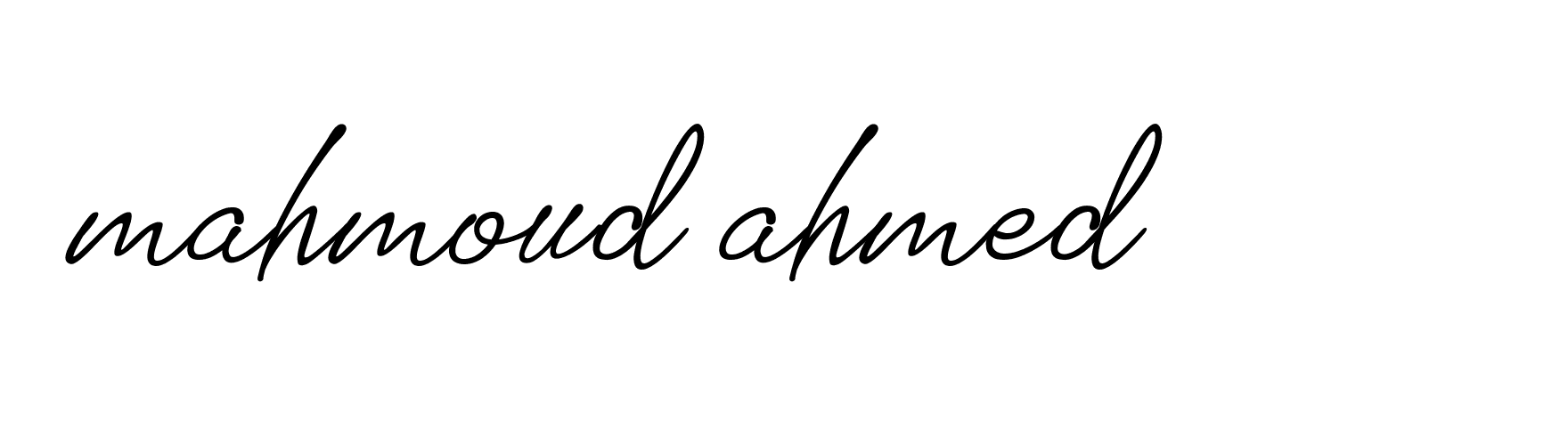 Signature of mahmoud-ahmed