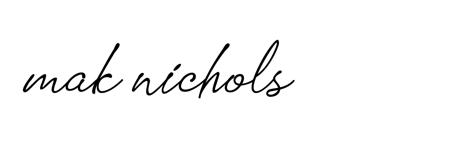 Signature of mak-nichols-