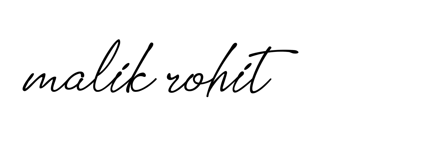 Signature of malik-rohit-