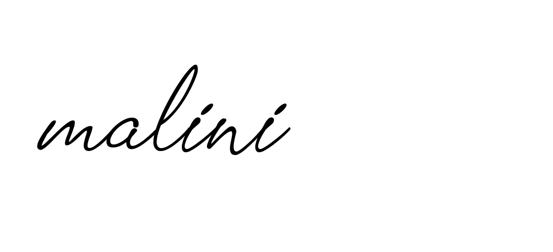 Signature of malini-