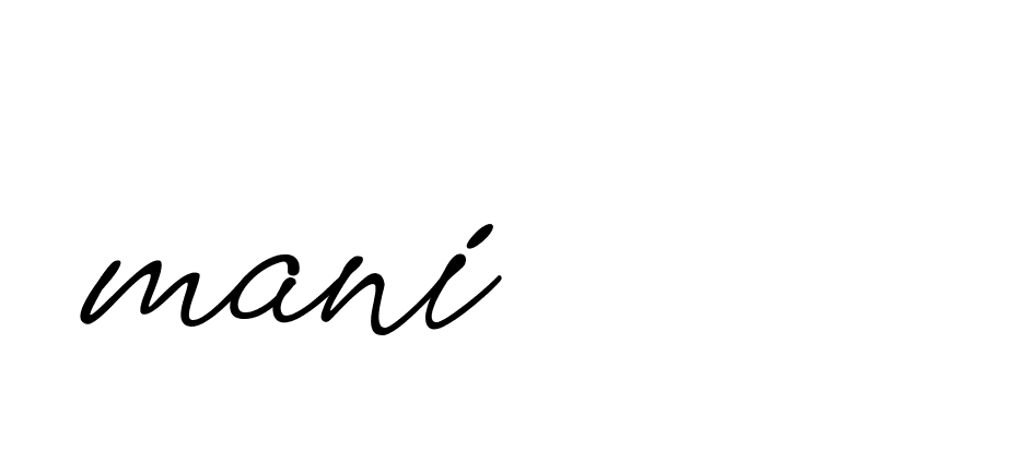 Signature of mani