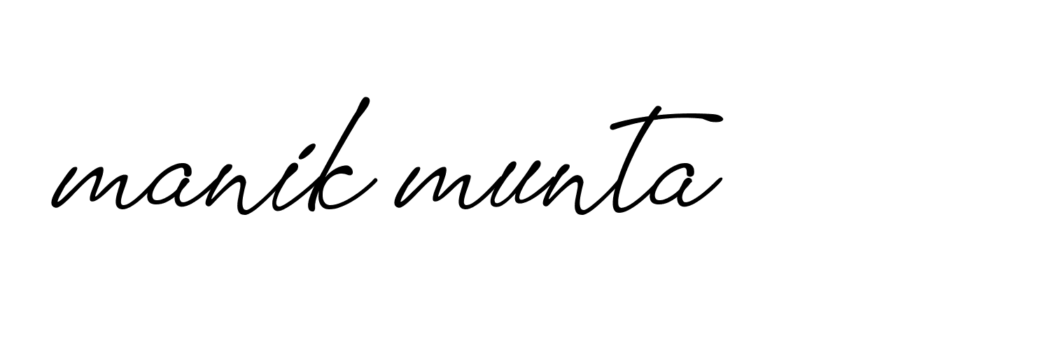 Signature of manik-munta