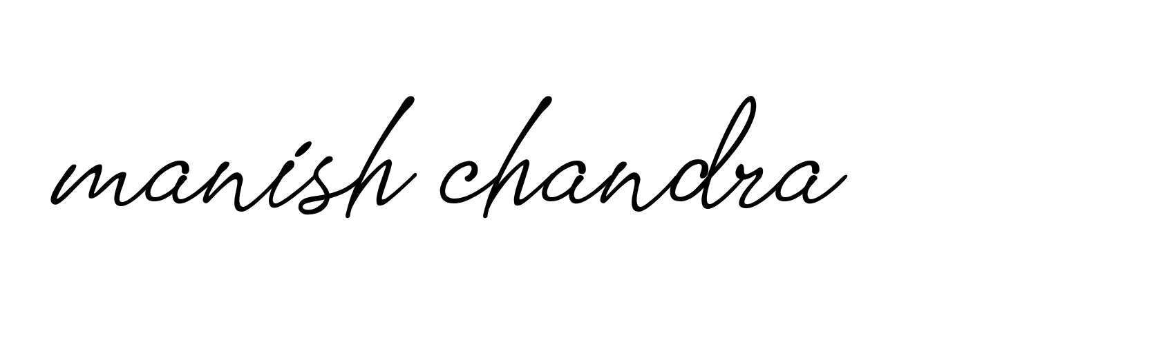 Signature of manish-chandra