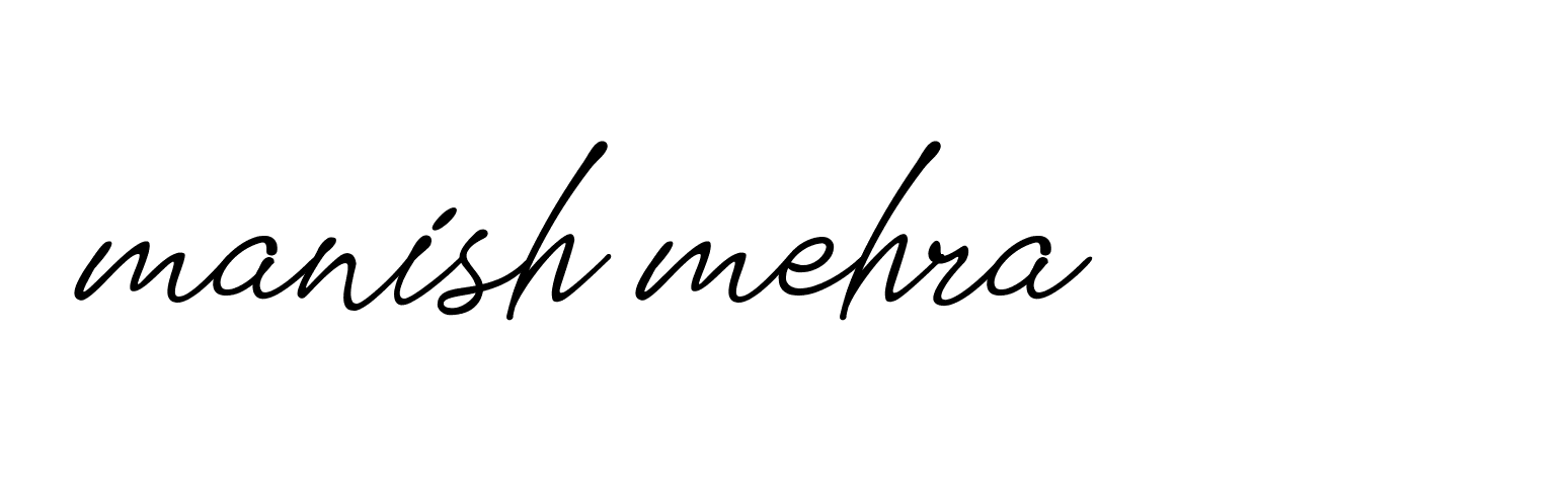 Signature of manish-mehra