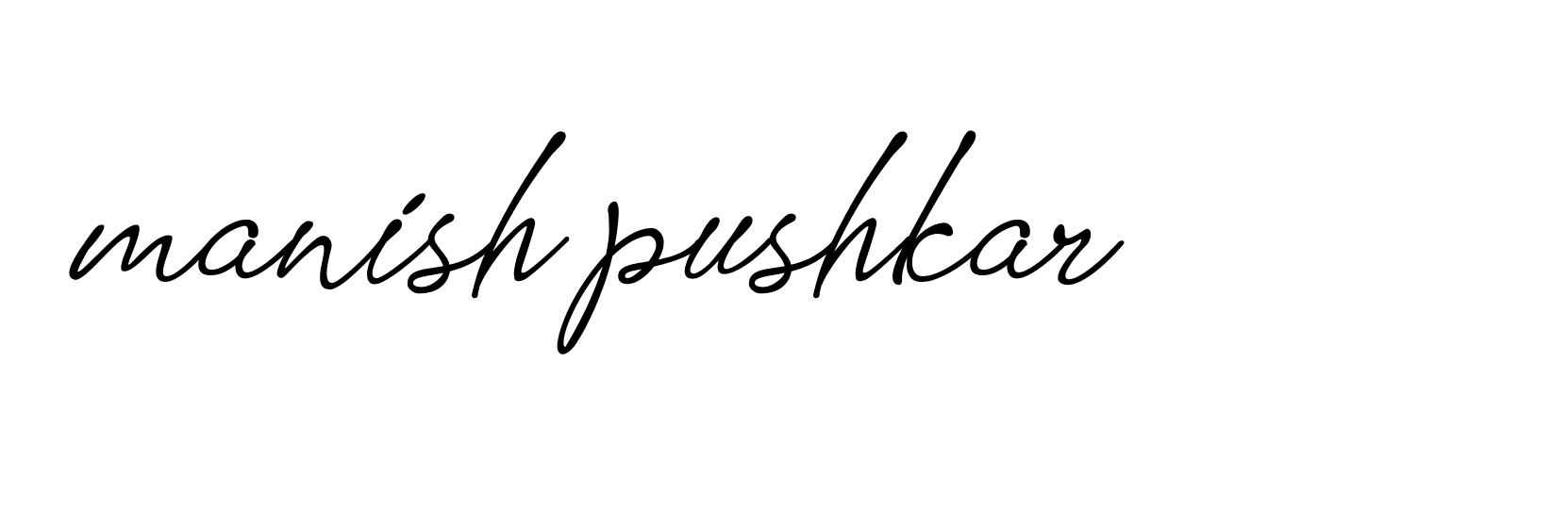 Signature of manish-pushkar