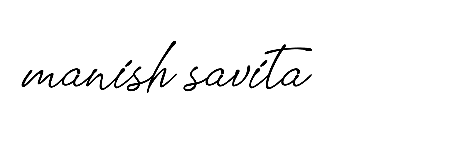 Signature of manish-savita