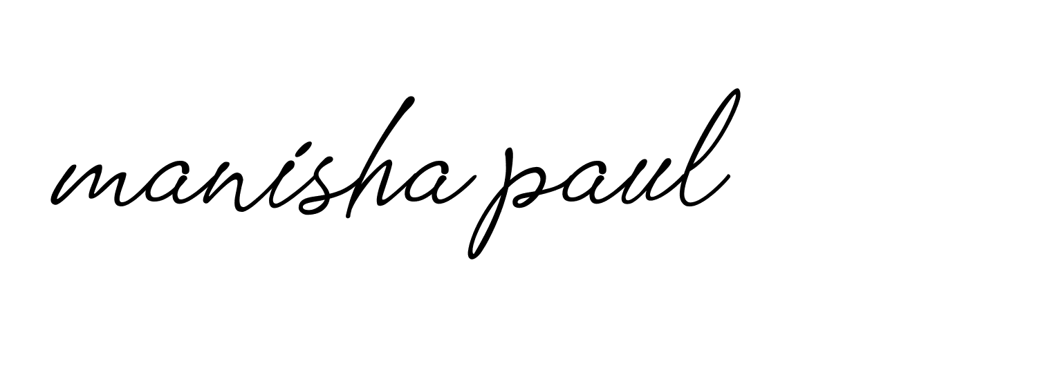 Signature of manisha-paul