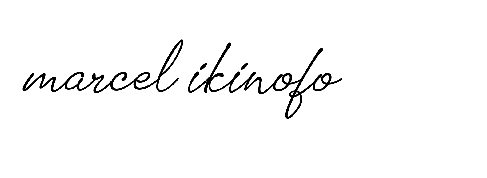 Signature of marcel-ikinofo