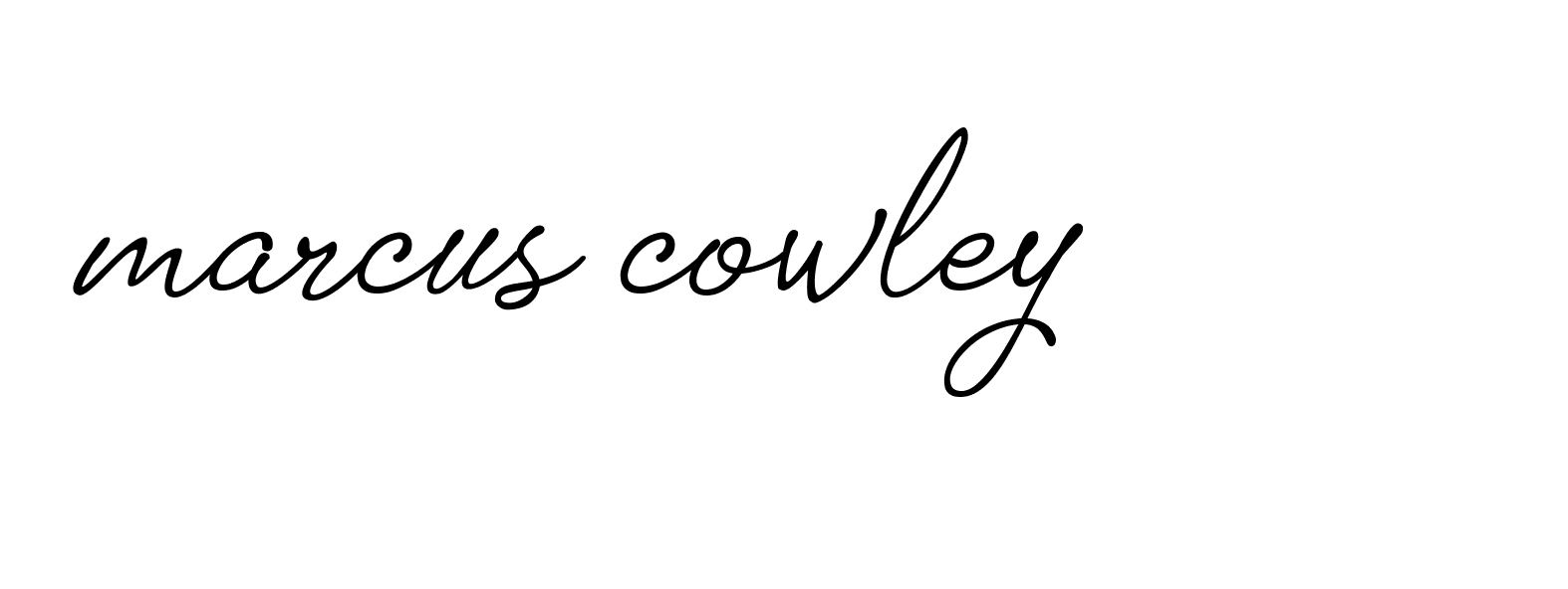 Signature of marcus-cowley