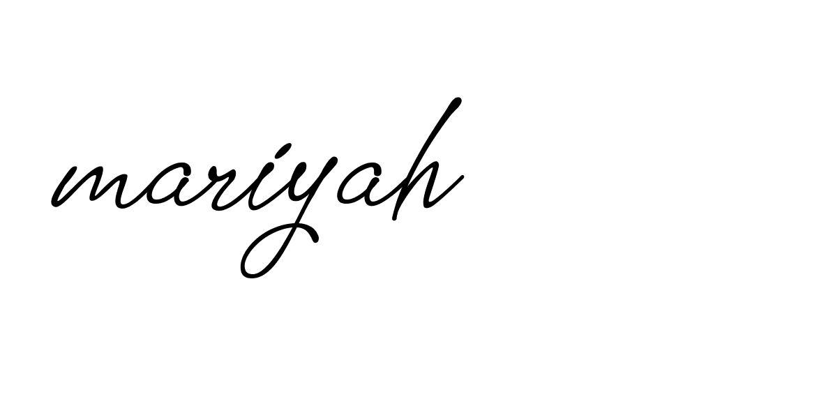 Signature of mariyah-