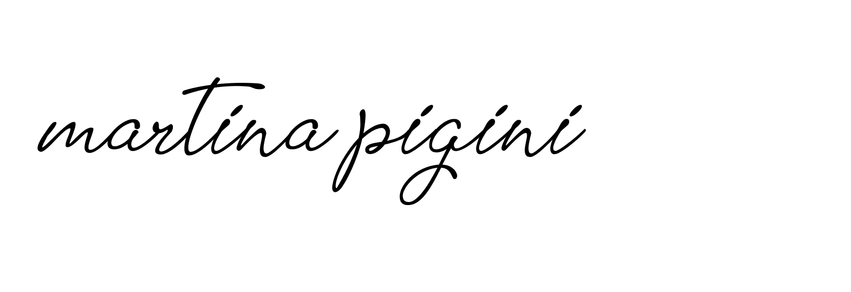 Signature of martina-pigini-