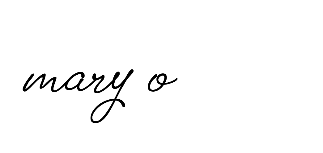 Signature of mary-o