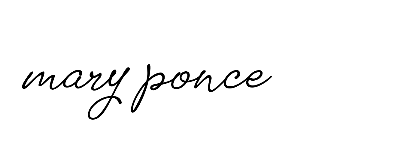 Signature of mary-ponce