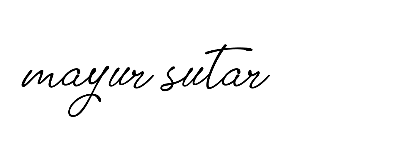 Signature of mayur-sutar