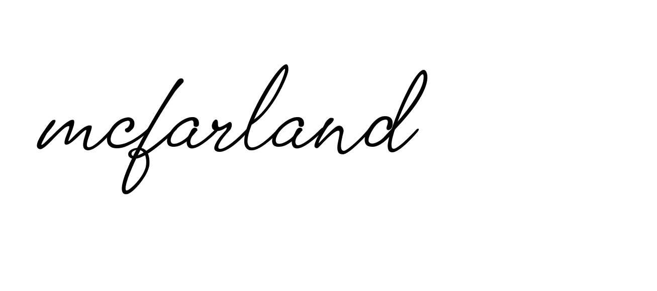 Signature of mcfarland