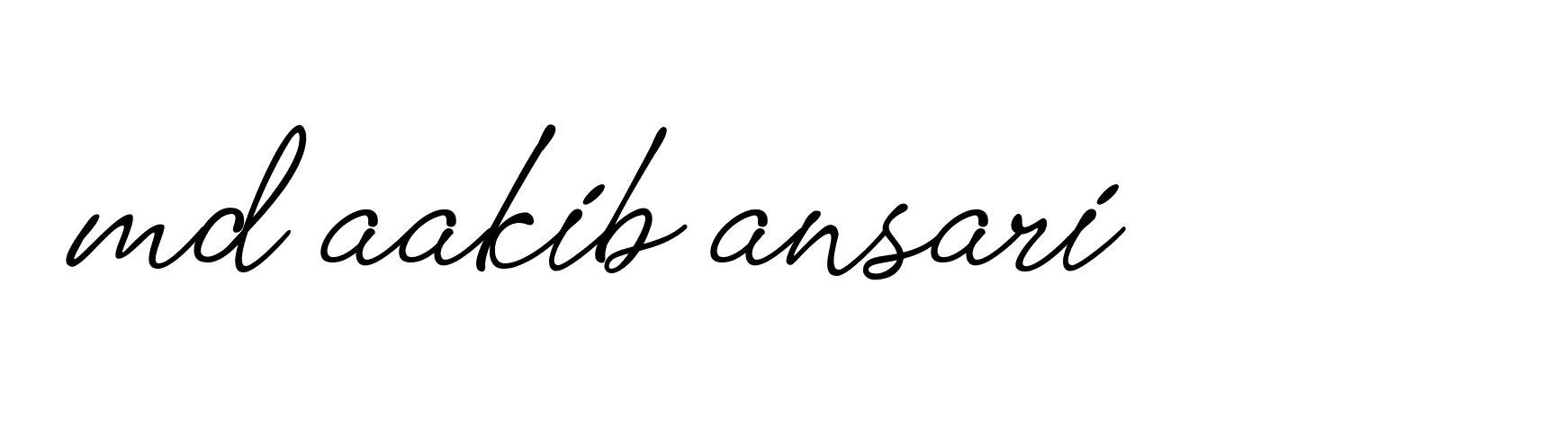 Signature of md-aakib-ansari