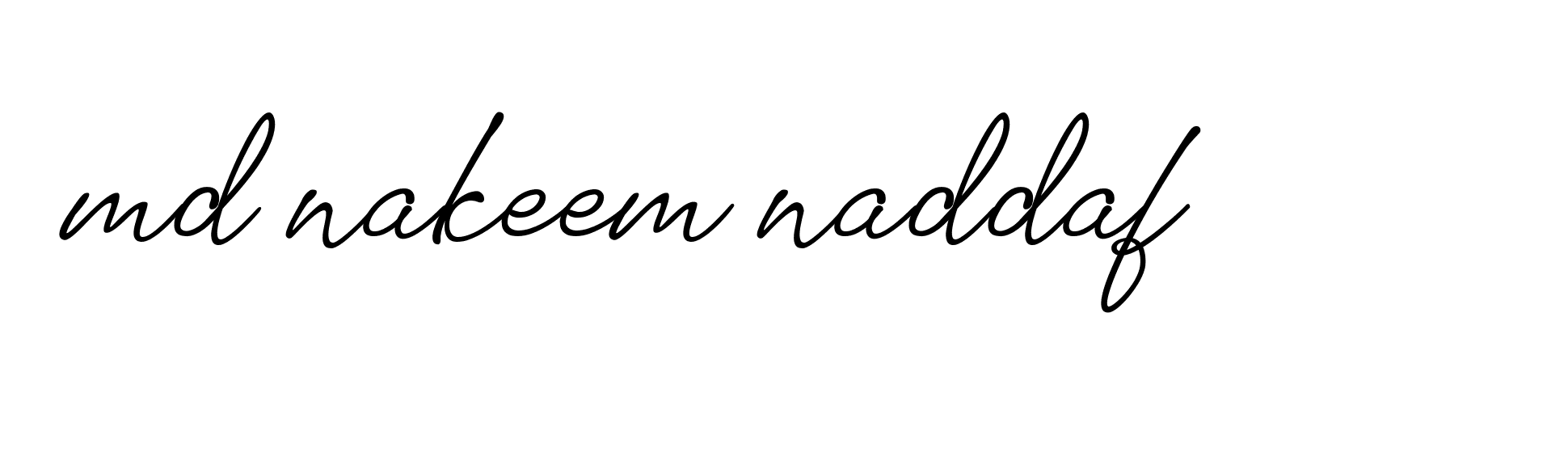 Signature of md-nakeem-naddaf