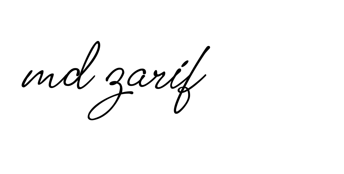 Signature of md-zarif