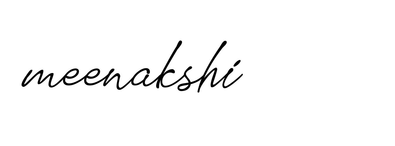 Signature of meenakshi-