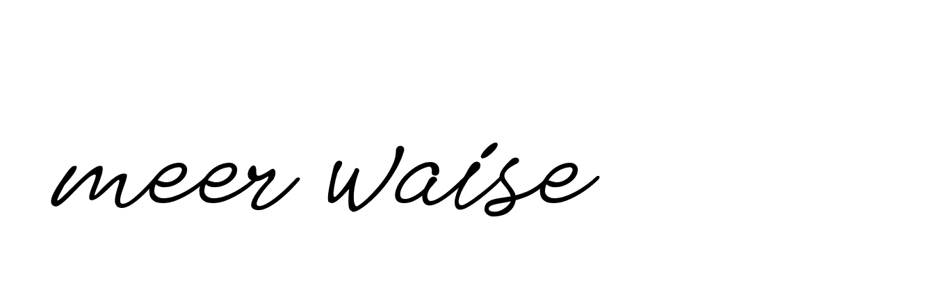 Signature of meer-waise