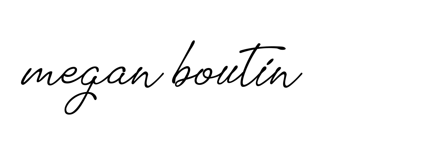 Signature of megan-boutin