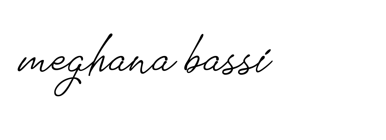 Signature of meghana-bassi