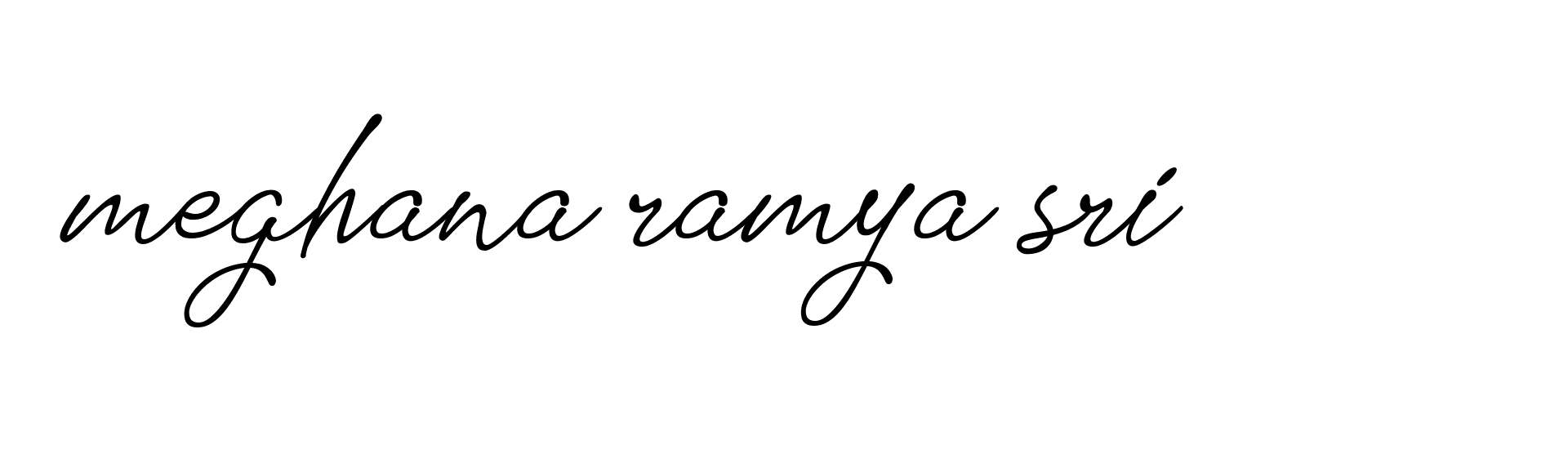 Signature of meghana-ramya-sri