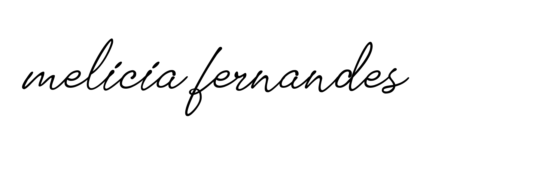 Signature of melicia-fernandes