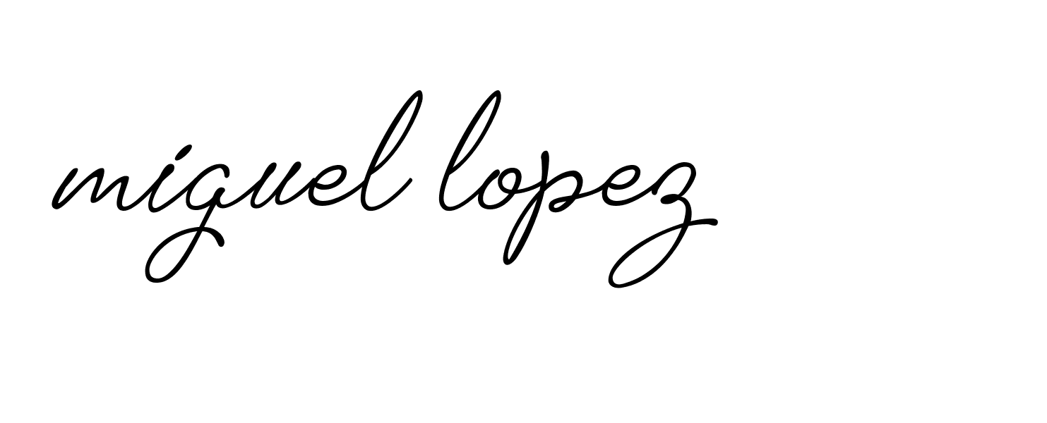 Signature of miguel-lopez