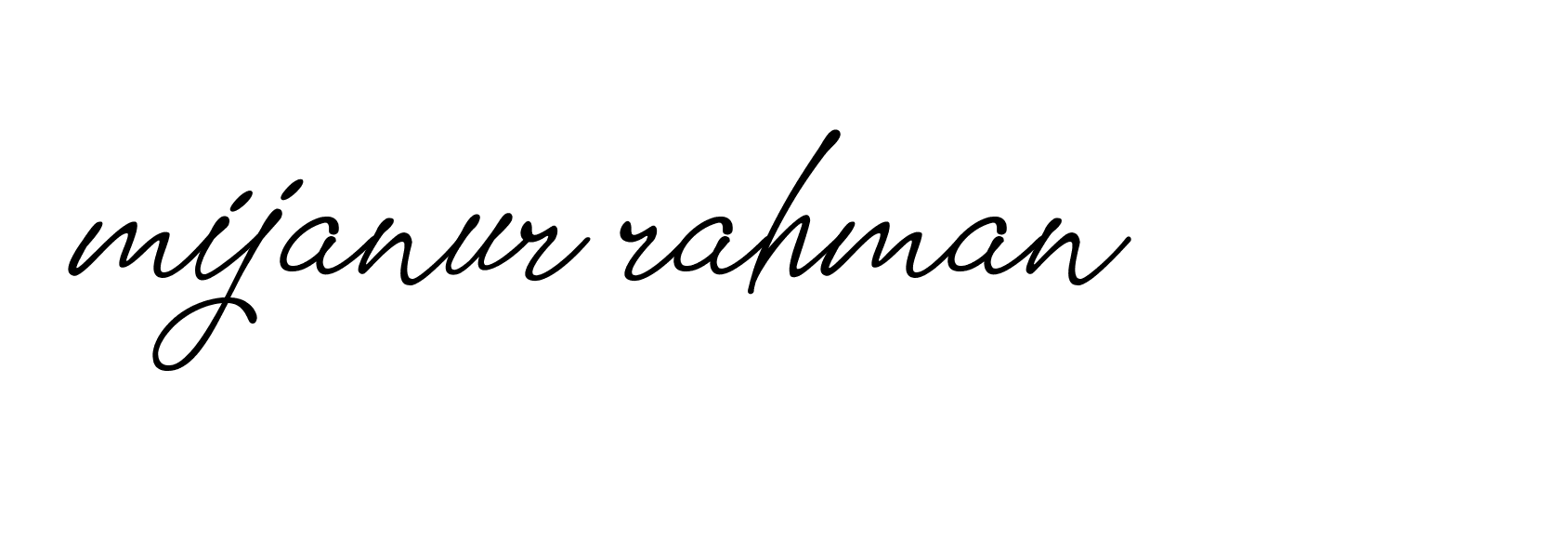 Signature of mijanur-rahman