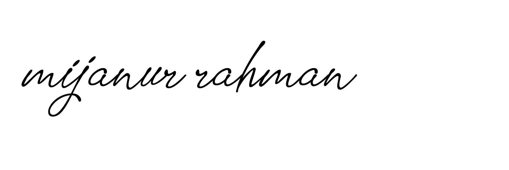 Signature of mijanur-rahman-