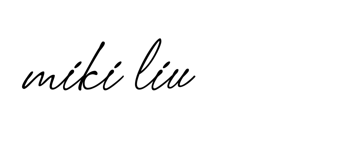 Signature of miki-liu