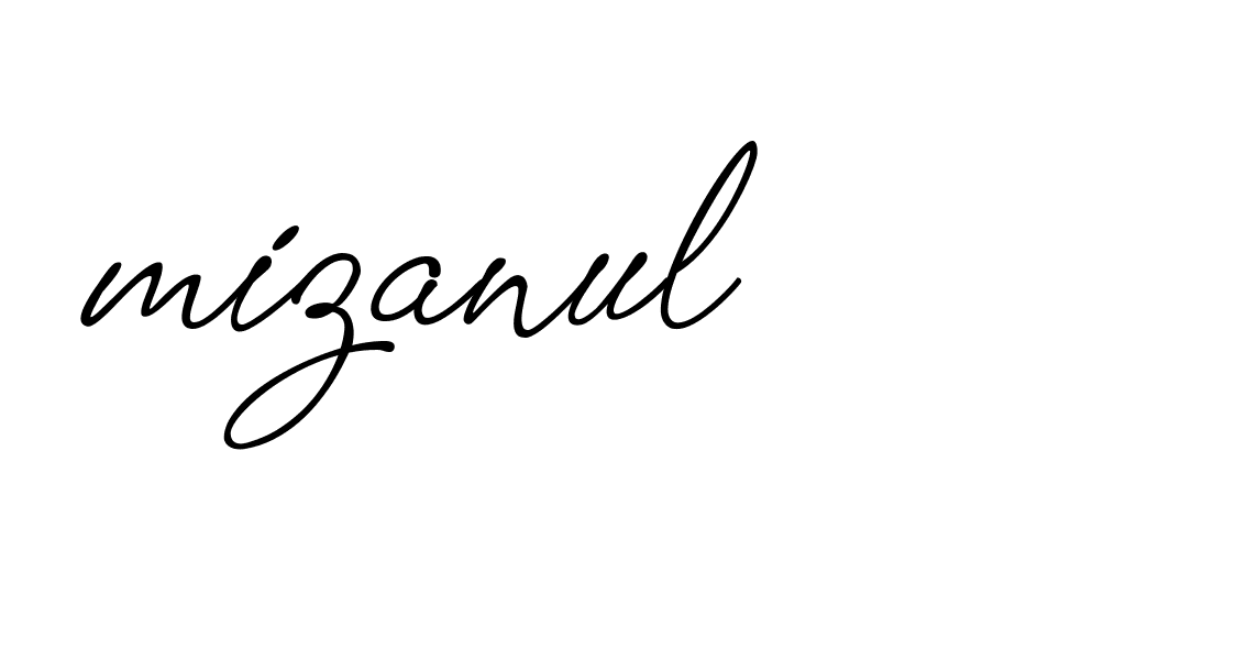 Signature of mizanul