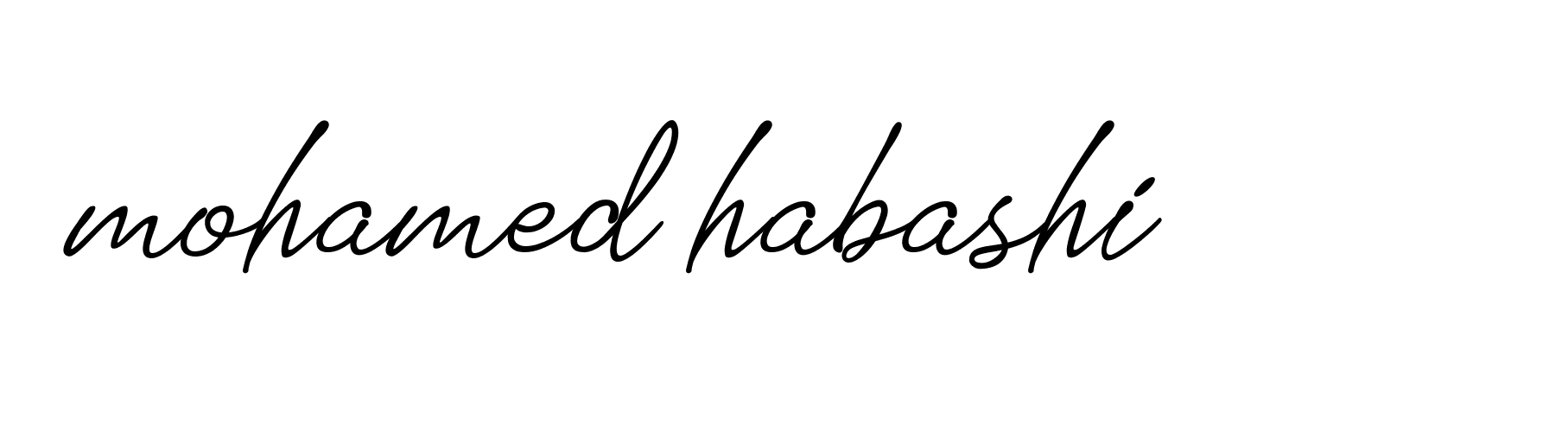 Signature of mohamed-habashi