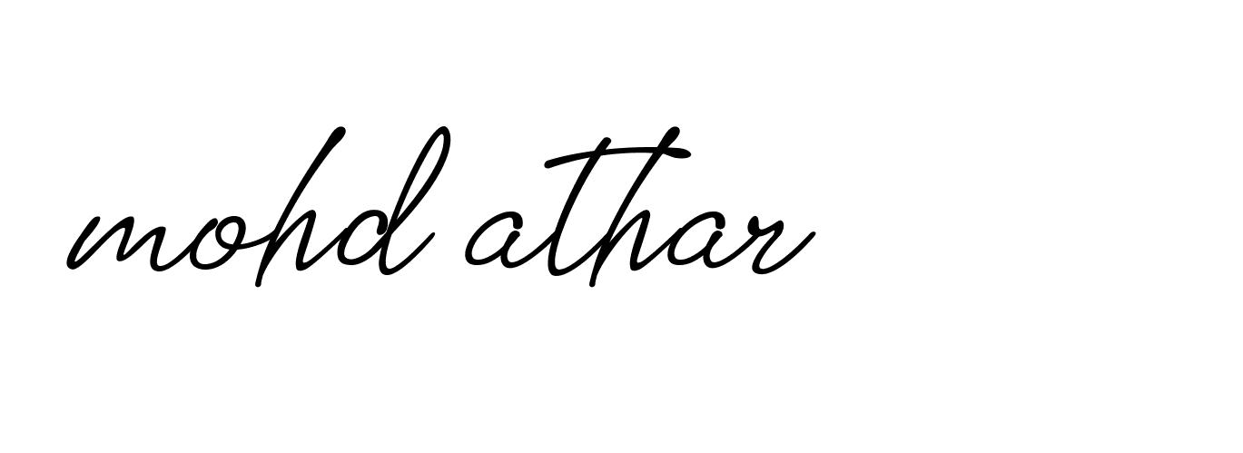 Signature of mohd-athar