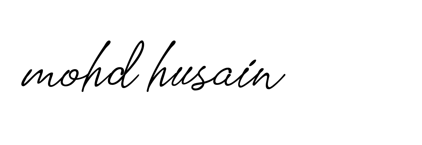 Signature of mohd-husain